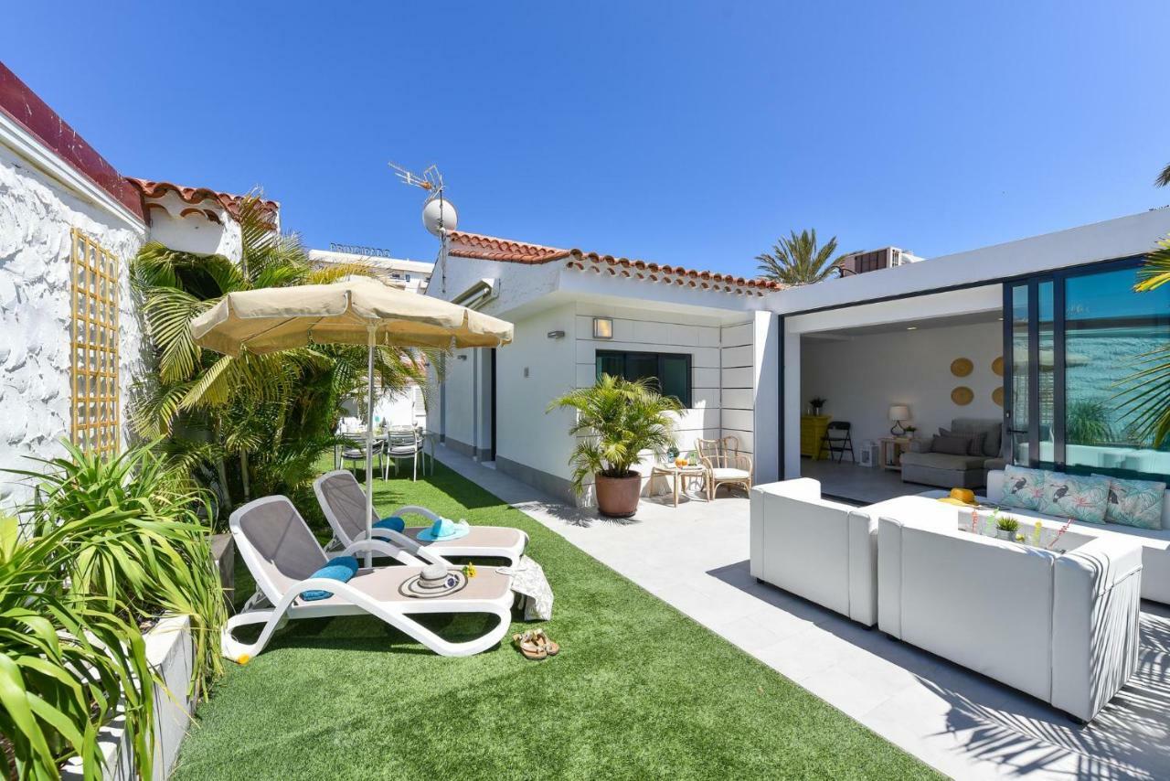 Cozy Bungalow For 6 In Playa Del Ingles Gd04 By Villagrancanaria エクステリア 写真